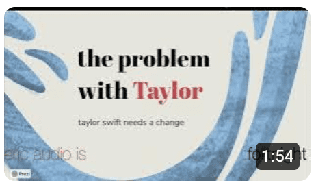 the problem with taylor swift